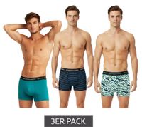 3-Pack SCOTCH & SODA Men's Boxer Shorts with Cotton Stretch Underwear Blue, Multicolor, Black, Red