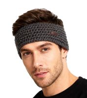 POEDERBAAS Fleece or Chunky Knit Headband - Sports Accessories - Sports Equipment - Black or Anthracite
