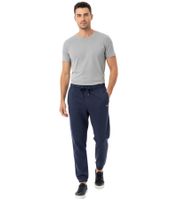 Pantalones de chándal NANGAPARBAT de algodón con cordón para hombre, 000018327, azul marino