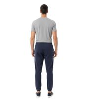 Pantalones de chándal NANGAPARBAT de algodón con cordón para hombre, 000018327, azul marino