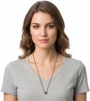 Calvin Klein Rocking Damen Halskette mit Swarovski-Steinen Mode-Schmuck KJ9C140100 in Dunkelgrau/Gold oder Grau/Gold