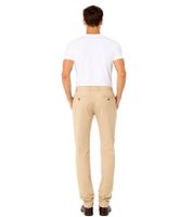 PAUL & SHARK Chino-Hose Slim Fit – Herren Chino aus Leinen & Baumwolle mit Logo-Anhänger 0170069-3 Beige 