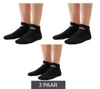 3 pares de calcetines de algodón PUMA, calcetines sencillos para zapatillas, calcetines cortos, calcetines de algodón, medias 701213401-002 Negro