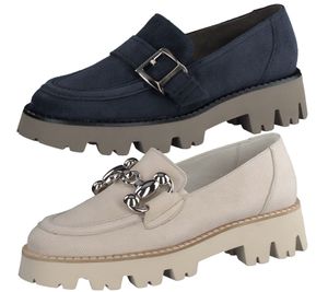 Trendige paul green Slipper Schlupfschuhe für Damen Beige oder Blau