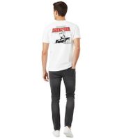 T-shirt da uomo CAPSLAB X UFO Robot Goldrake con stampa sul retro, girocollo in cotone, GL/GOL1/1/TSG/GRE1, bianca