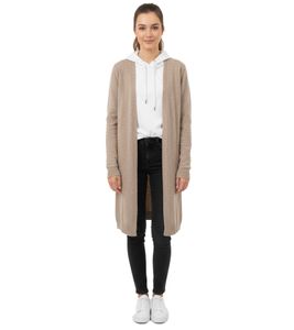 Cozy ESPRIT Women's Cardigan, Autumn Jacket, Wool Jacket, Beige