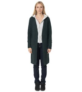 Cozy ESPRIT Women's Cardigan, Autumn Jacket, Wool Jacket, Dark Green