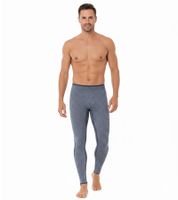 Pantaloni sportivi da uomo traspiranti TOPTEX PRO con leggings HydroTherm, mutandina lunga, certificati OEKO-TEX Standard 100, blu mélange