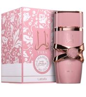 Lattafa Yara Elixir Eau de Parfum para Mujer, Fragancia Floral-Afrutada con Vainilla, Perfume Corporal, 100 ml, Rosa