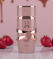 Lattafa Yara Elixir Eau de Parfum para Mujer, Fragancia Floral-Afrutada con Vainilla, Perfume Corporal, 100 ml, Rosa