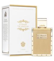 Kraftvolles Lattafa The Kingdom Herren Eau de Parfum aromatisch-würziger Körper-Duft 100ml Gold