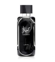 zeitloses Lattafa Hayaati Unisex Eau de Parfum kraftvoller Körper-Duft für Damen und Herren 100ml Schwarz