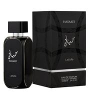 zeitloses Lattafa Hayaati Unisex Eau de Parfum kraftvoller Körper-Duft für Damen und Herren 100ml Schwarz
