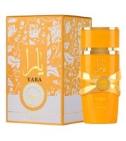 Lattafa Yara Elixir Eau de Parfum Femme Parfum Corps Aromatique-Fruité 100ml Orange/Or