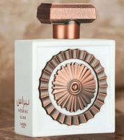 Lattafa Pride Nebras Elixir Eau de Parfum Unisexe aux Notes Vanillées et Gourmandes, Parfum Corporel 100ml Blanc/Bronze