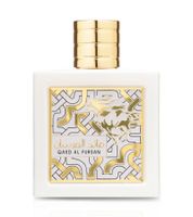 Lattafa Qaed Al Fursan Unlimited Eau de Parfum Unisexe Parfum Corporel Doux et Crémeux 90ml Blanc/Or