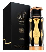 Lattafa Teriaq Intense Eau de Parfum Unisexe Parfum Corporel Oriental Intense au Safran et à l'Ambre 100ml Noir/Or