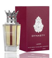 Lattafa Dynasty Platinum Eau de Parfum Unisexe avec une Signature Boisée Épicée pour Femme et Homme 100ml Argent