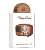 Lattafa Pride Vintage Radio Eau de Parfum Unisexe aux Notes de Lavande et de Santal, Parfum pour le Corps 100ml Bronze