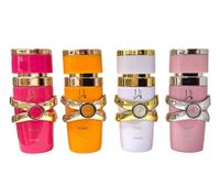 Collection Lattafa Yara - Miniature d'Eau de Parfum Femme Format Voyage 4 x 5 ml Rose/Blanc/Jaune