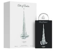 Lattafa Pride Art of Arabia I Eau de Parfum Unisexe Agrumes Aromatiques pour le Corps, Femme et Homme 100ml Argent/Noir