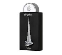 Lattafa Pride Art of Arabia I Eau de Parfum Unisexe Agrumes Aromatiques pour le Corps, Femme et Homme 100ml Argent/Noir