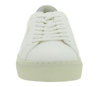 Zapatillas urbanas sostenibles FLAMINGOS LIFE Hampton Court para hombre, zapatillas veganas de caña baja, fabricadas en Portugal, color blanco/azul claro.