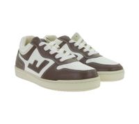 Scarpe basse da città da uomo FLAMINGOS LIFE RETRO 86s sostenibili, dal design retrò, prodotte in Spagna, per tutti i giorni, bianco/marrone
