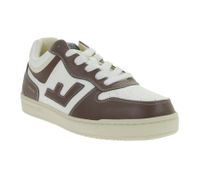 Scarpe basse da città da uomo FLAMINGOS LIFE RETRO 86s sostenibili, dal design retrò, prodotte in Spagna, per tutti i giorni, bianco/marrone