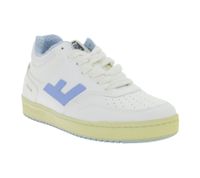 Scarpe da città basse da uomo FLAMINGOS LIFE RETRO anni '90, sostenibili, prodotte in Spagna, scarpe per tutti i giorni, bianche/blu