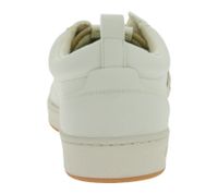 Baskets basses vegan Roland V10 pour femme, fabriquées en Espagne, blanc cassé/terre cuite, éco-responsables.