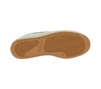 Baskets basses vegan Roland V10 pour femme, fabriquées en Espagne, blanc cassé/terre cuite, éco-responsables.