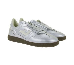 Baskets basses FLAMINGOS LIFE Burela Slim pour homme, écoresponsables et véganes, fabriquées au Portugal, couleur argent