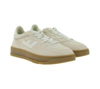 Baskets basses vegan Ventura pour femme, fabriquées au Portugal, rose poudré/beige.