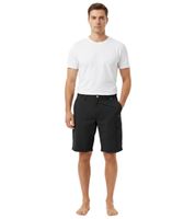 Short cargo homme TRENTO - Short décontracté léger avec logo brodé, disponible en noir, vert olive ou beige