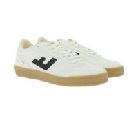 Baskets basses vegan FLAMINGOS LIFE Stadium pour homme et femme, fabriquées en Espagne, blanc cassé/noir