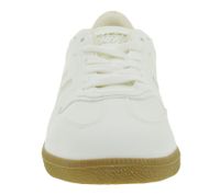 Baskets basses vegan durables FLAMINGOS LIFE Burela Slim pour femme et homme, fabriquées au Portugal, couleur vanille