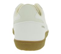 Baskets basses vegan durables FLAMINGOS LIFE Burela Slim pour femme et homme, fabriquées au Portugal, couleur vanille