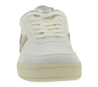 Baskets basses vegan FLAMINGOS LIFE Stadium pour homme et femme, beige/rose poudré, fabriquées en Espagne.