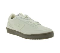 Baskets basses vegan FLAMINGOS LIFE Stadium pour homme et femme, beige/gris clair, fabriquées en Espagne.