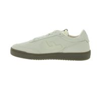 Baskets basses vegan FLAMINGOS LIFE Stadium pour homme et femme, beige/gris clair, fabriquées en Espagne.