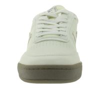 Baskets basses vegan FLAMINGOS LIFE Stadium pour homme et femme, beige/gris clair, fabriquées en Espagne.