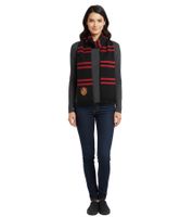 Bufanda de Hogwarts para hombre y mujer con el logotipo de Hogwarts, bufanda de otoño SF178215HPT negra