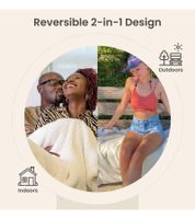 2-Pack Reversible Everlasting Comfort Plush Sherpa Fleece Blanket, 127 x 165 cm, Blue, Black, Burgundy, and Snow White