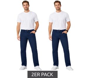 2-Pack Stylish Pierre Cardin Men's Chino Jeans Denim Trousers Cotton Pants I22PI4565 Blue