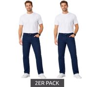 2-Pack Stylish Pierre Cardin Men's Chino Jeans Denim Trousers Cotton Pants I22PI4565 Blue