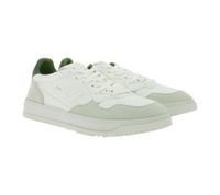 Sustainable FLAMINGOS LIFE Ventura Men's City Shoes, Vegan Low-Top Sneakers, Made in Portugal, White/Grey/Green