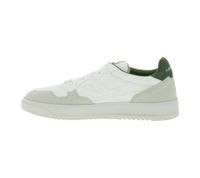 Sustainable FLAMINGOS LIFE Ventura Men's City Shoes, Vegan Low-Top Sneakers, Made in Portugal, White/Grey/Green