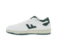 Sustainable FLAMINGOS LIFE SALINE Unisex City Shoes, Vegan Low-Top Sneakers, Made in Portugal, Everyday Shoes, Cream-White/Green