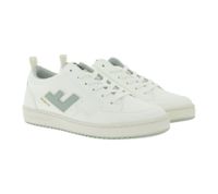 Sustainable FLAMINGOS LIFE Roland V10 Women's and Men's City Shoes, Vegan Low-Top Sneakers, Made in Spain, Off-White/Gray
